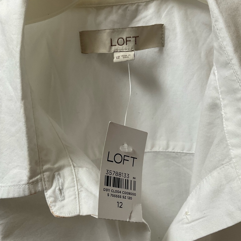 NWT Loft Half Button Down NWT - image 3